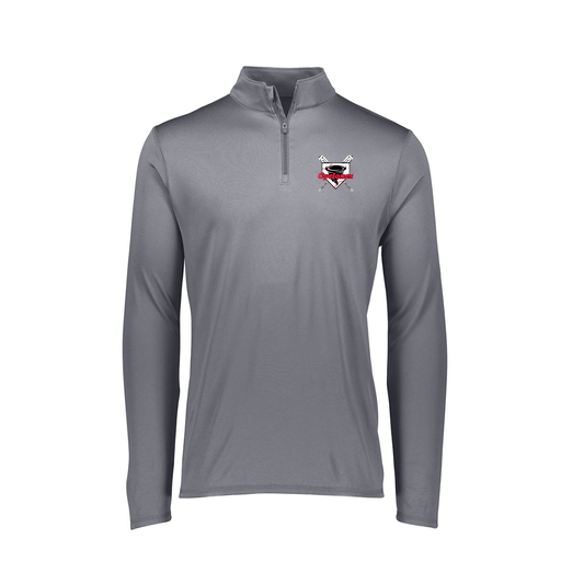 [FTLQFLGY-FAXS-LOGO1] Decker Women's Flex-Lite 1/4 Zip Shirt (Female Adult XS, Gray, Logo 1)