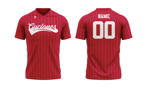 Clearwater Cyclones - Red V-Neck Jersey