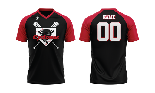 Clearwater Cyclones - Black V-Neck Jersey